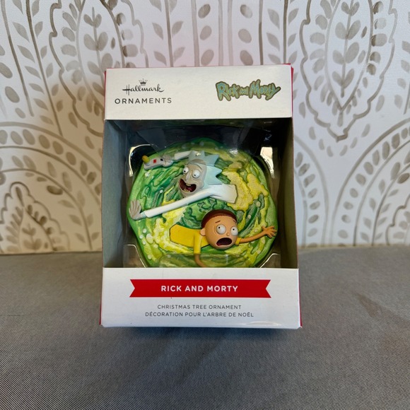 Hallmark Other - Hallmark Rick and Morty Portal Christmas Tree Ornament Adult Swim New